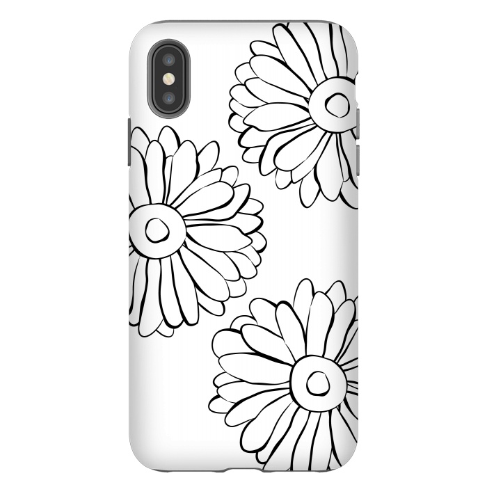 iPhone Xs Max StrongFit Boho Flowers by Martina