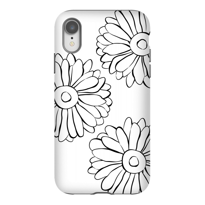 iPhone Xr StrongFit Boho Flowers by Martina