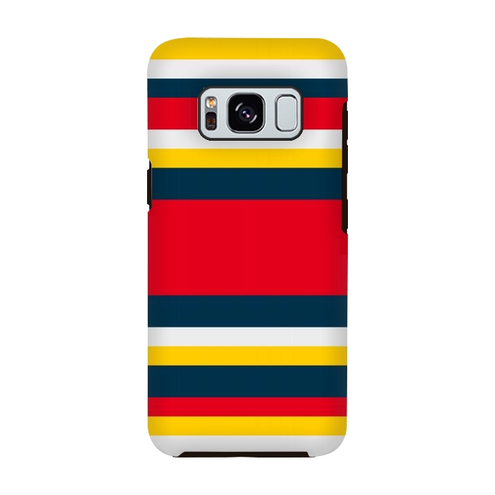 Galaxy S8 StrongFit Colorful Casual Stripes by TMSarts