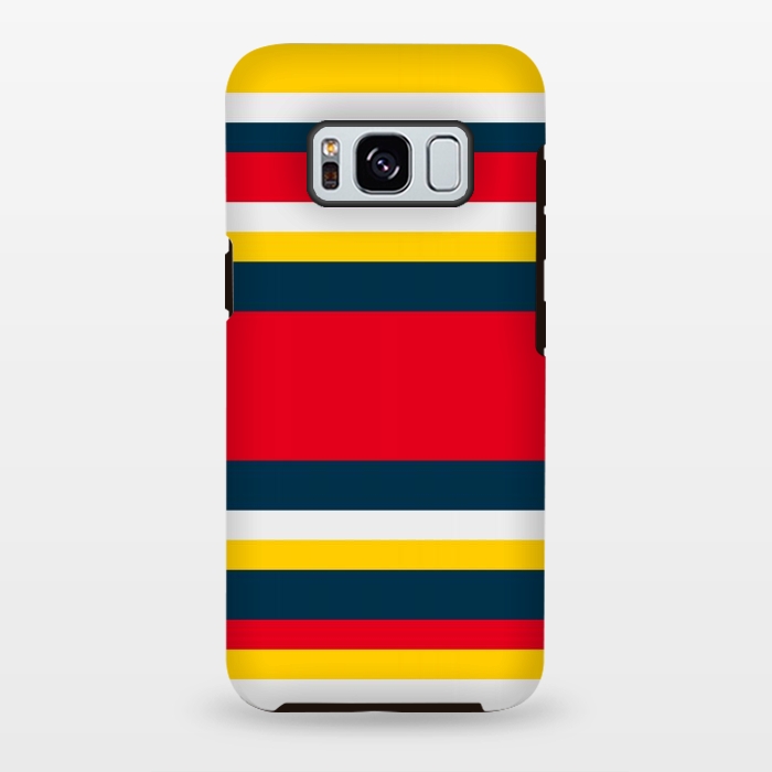 Galaxy S8 plus StrongFit Colorful Casual Stripes by TMSarts