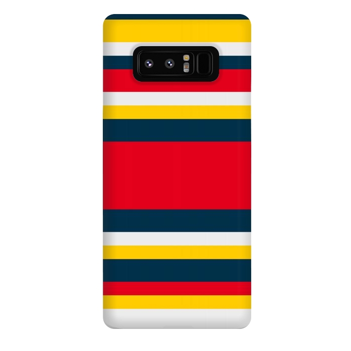 Galaxy Note 8 StrongFit Colorful Casual Stripes by TMSarts