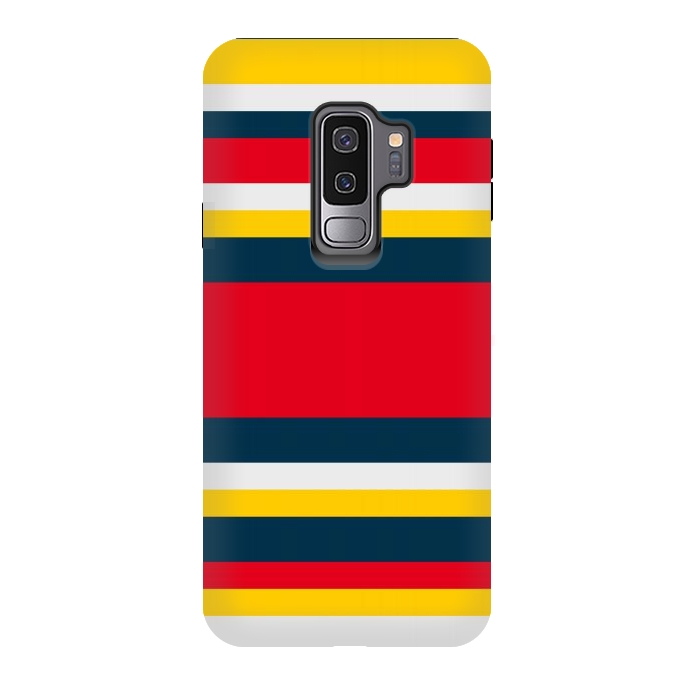 Galaxy S9 plus StrongFit Colorful Casual Stripes by TMSarts