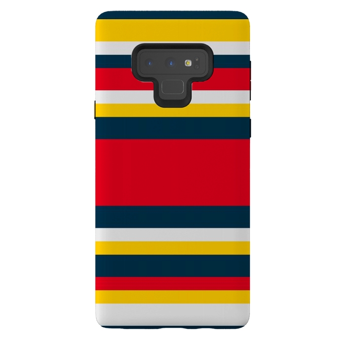 Galaxy Note 9 StrongFit Colorful Casual Stripes by TMSarts
