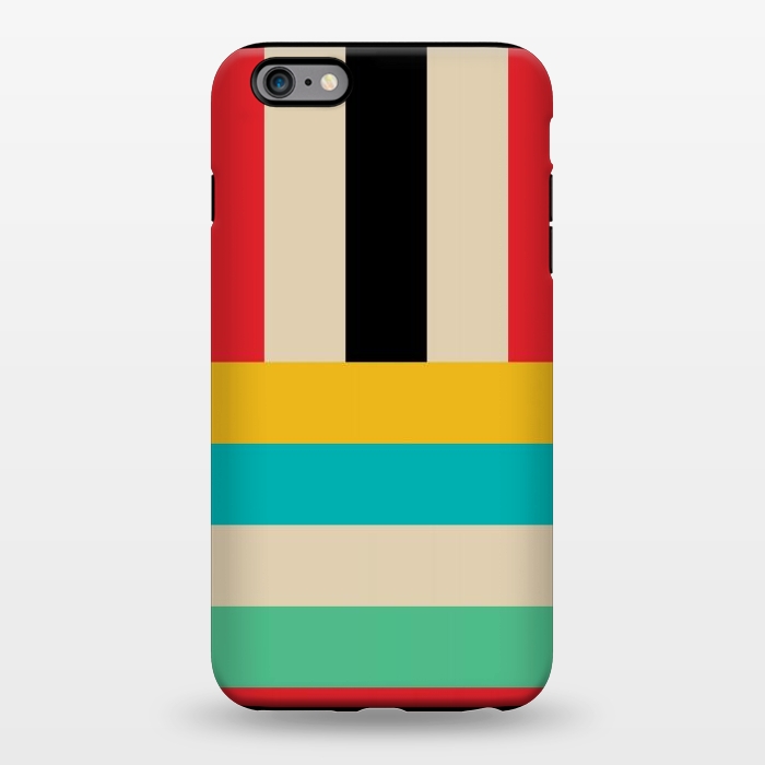 iPhone 6/6s plus StrongFit Multicolor Stripes by TMSarts