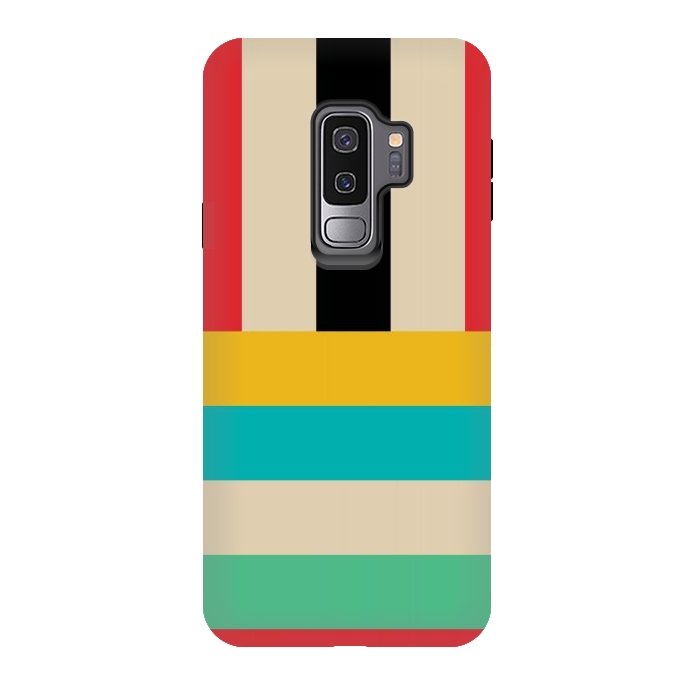Galaxy S9 plus StrongFit Multicolor Stripes by TMSarts