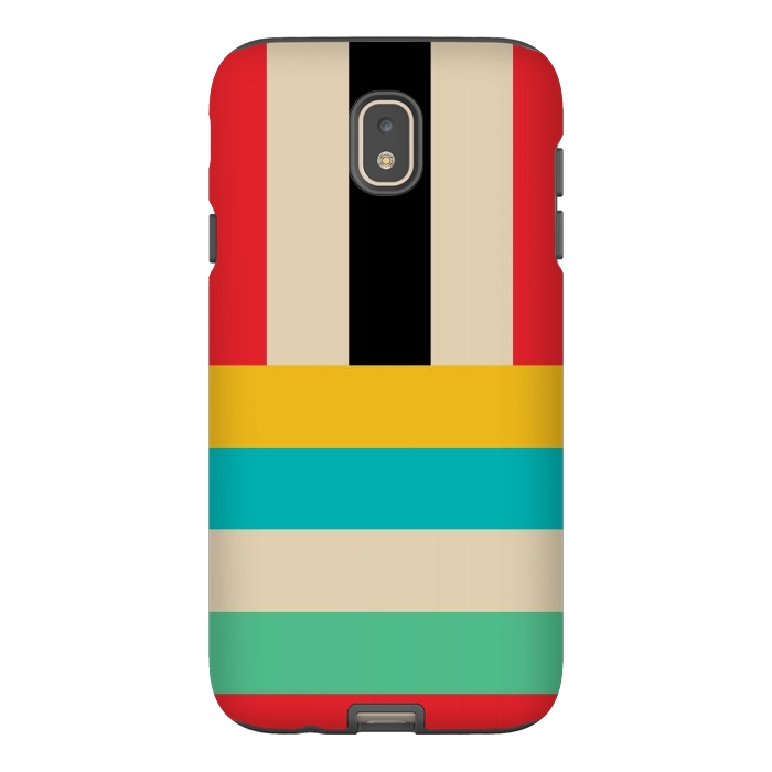Galaxy J7 StrongFit Multicolor Stripes by TMSarts
