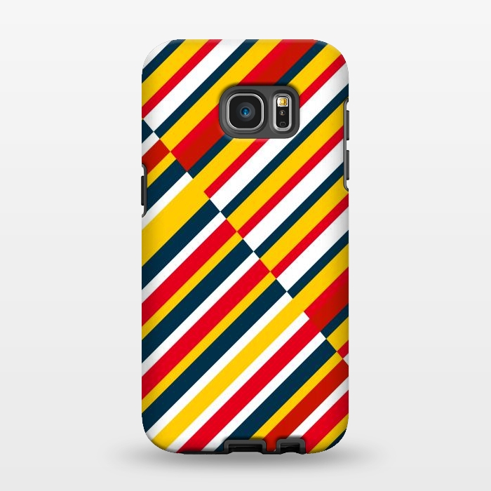 Galaxy S7 EDGE StrongFit Bohemian Striped by TMSarts