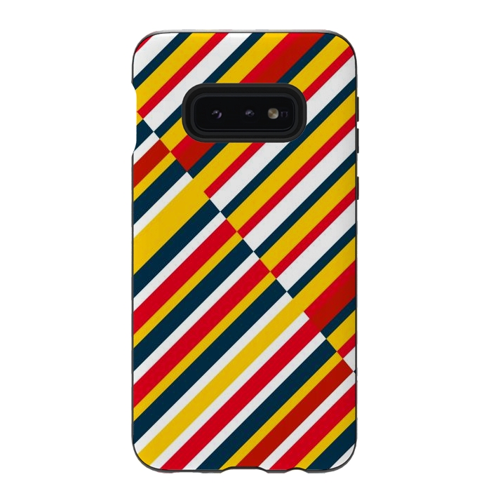 Galaxy S10e StrongFit Bohemian Striped by TMSarts