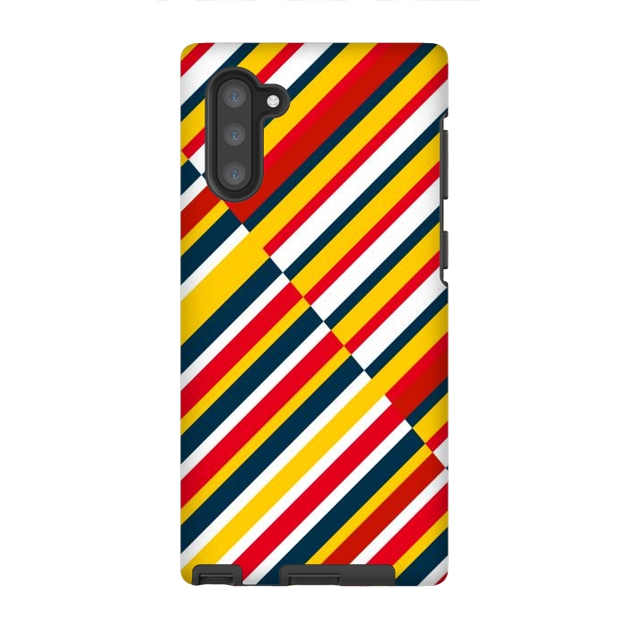 Galaxy Note 10 StrongFit Bohemian Striped by TMSarts