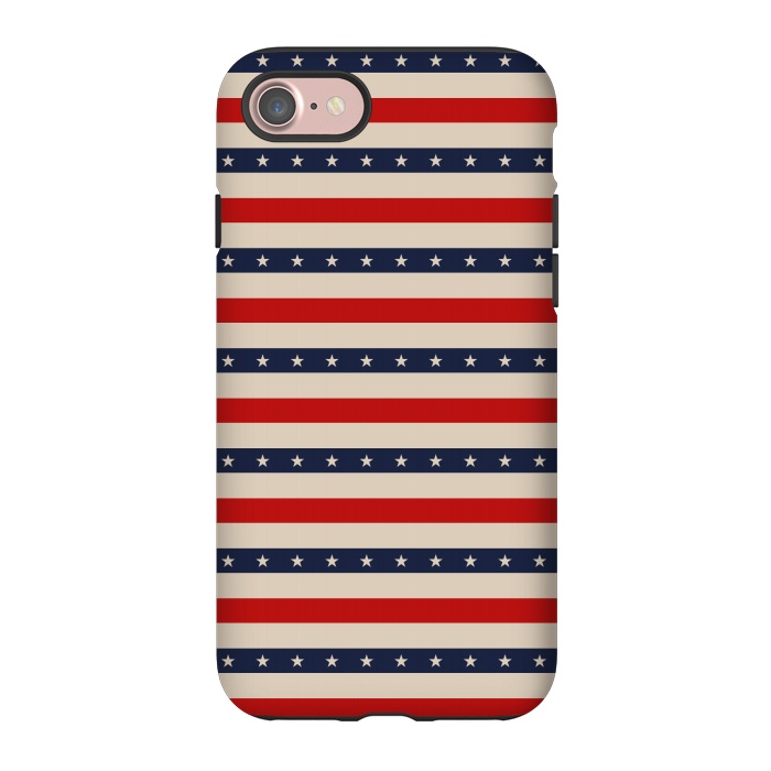 iPhone 7 StrongFit Patriotic Pattern by TMSarts