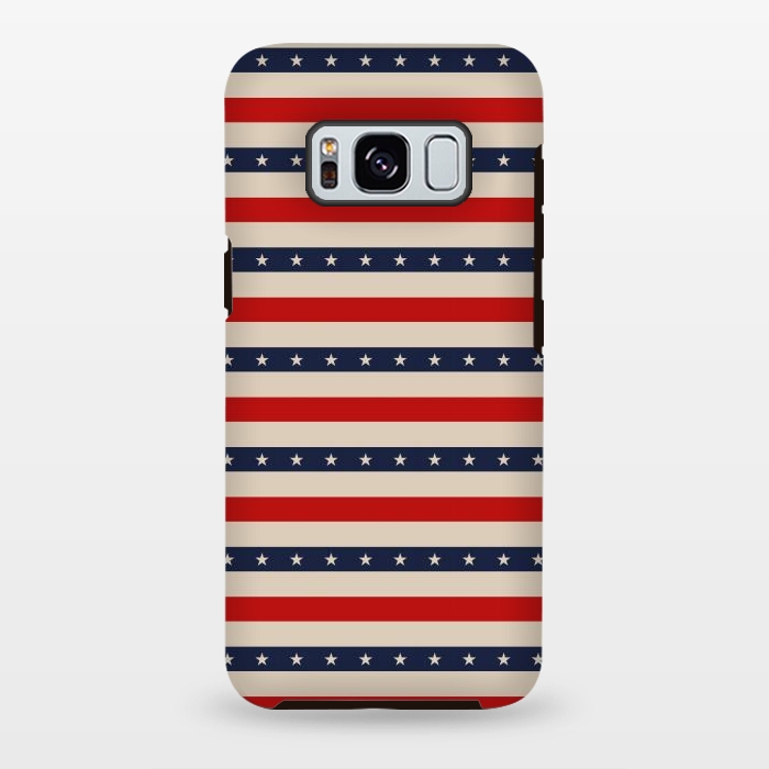 Galaxy S8 plus StrongFit Patriotic Pattern by TMSarts