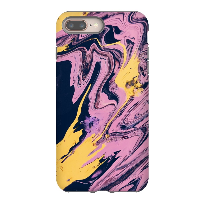 iPhone 7 plus StrongFit Pink, Black and Yellow  by Winston