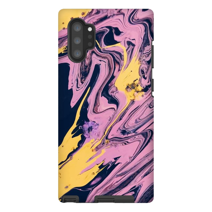 Galaxy Note 10 plus StrongFit Pink, Black and Yellow  by Winston