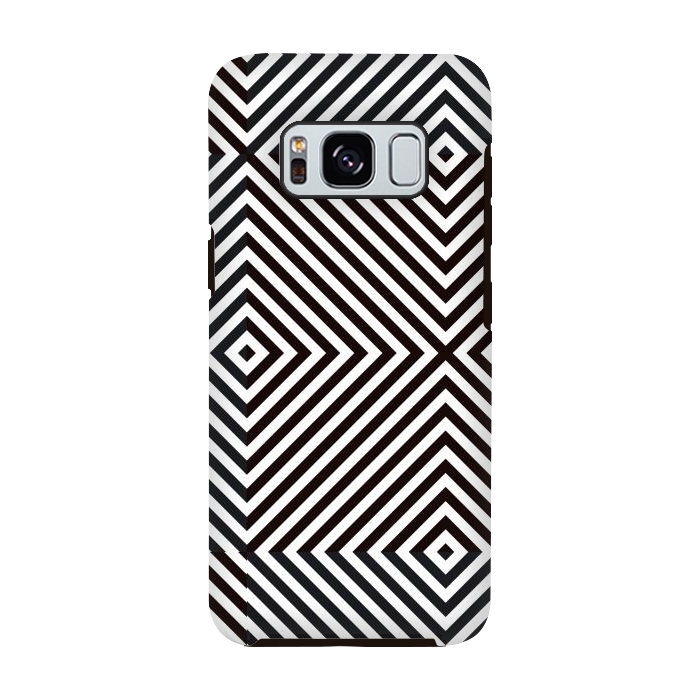 Galaxy S8 StrongFit Crossing Diagonal Stripes by TMSarts