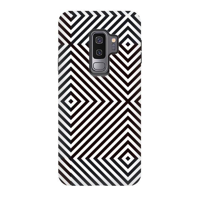 Galaxy S9 plus StrongFit Crossing Diagonal Stripes by TMSarts