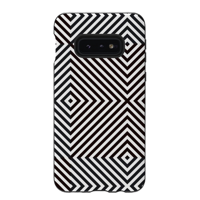 Galaxy S10e StrongFit Crossing Diagonal Stripes by TMSarts