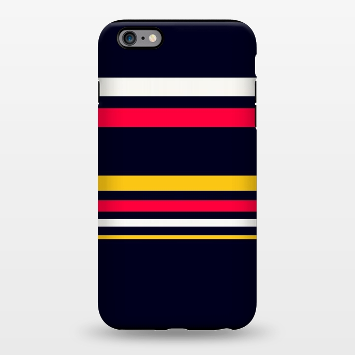 iPhone 6/6s plus StrongFit Flat Colorful Stripes by TMSarts