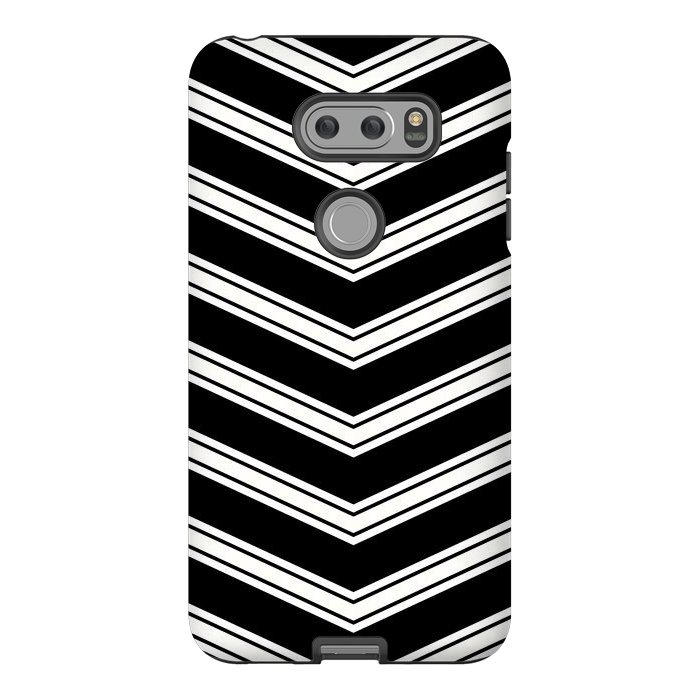 V30 StrongFit Black And White Chevrons by TMSarts