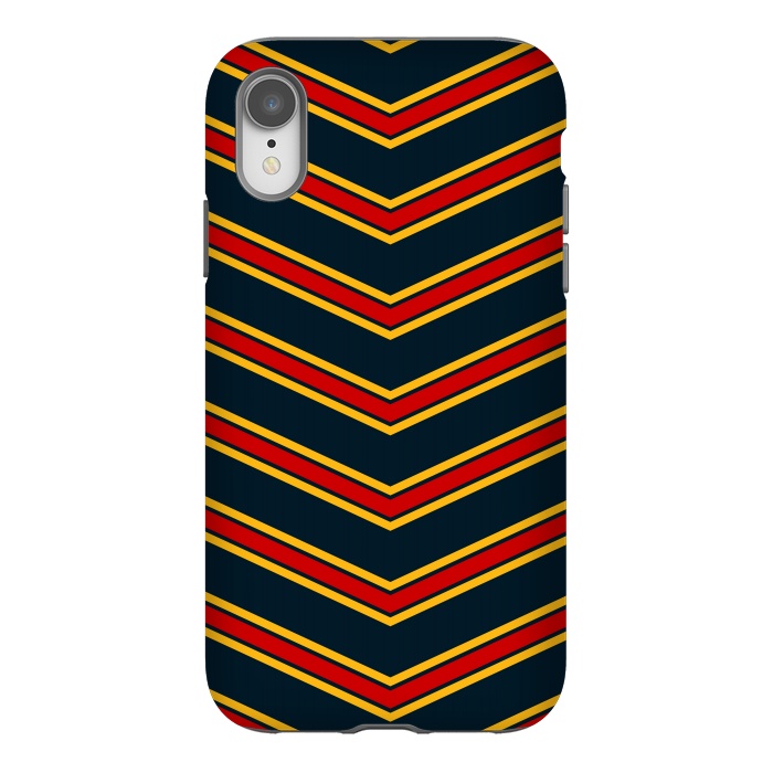 iPhone Xr StrongFit Reflective Chevrons by TMSarts