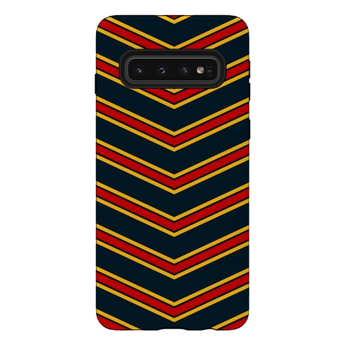 Galaxy S10 StrongFit Reflective Chevrons by TMSarts