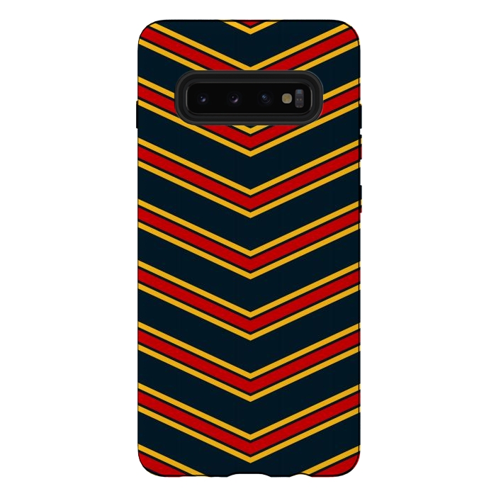 Galaxy S10 plus StrongFit Reflective Chevrons by TMSarts