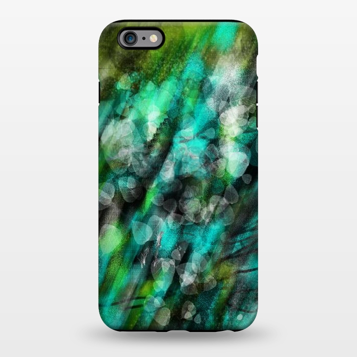 iPhone 6/6s plus StrongFit Blue green textured abstract digital art by Josie