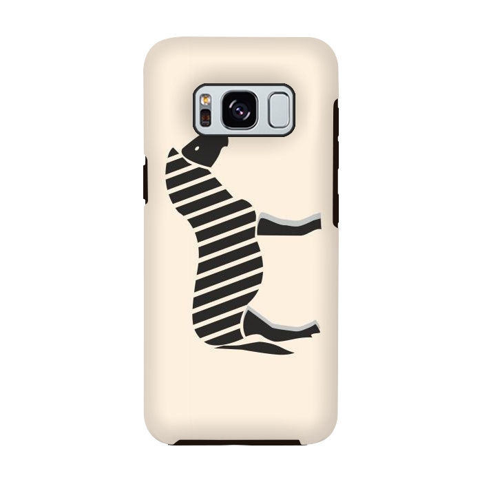 Galaxy S8 StrongFit Zebra Cross by Creativeaxle