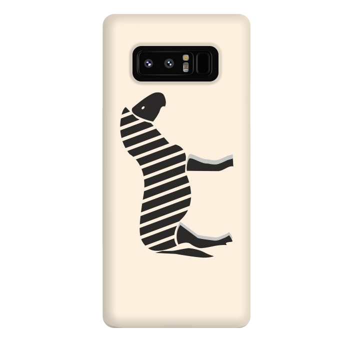 Galaxy Note 8 StrongFit Zebra Cross by Creativeaxle