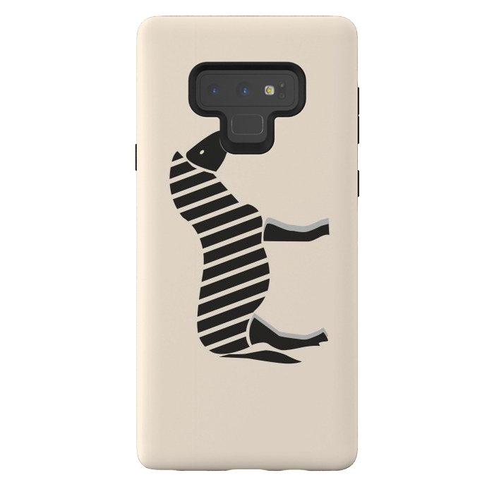 Galaxy Note 9 StrongFit Zebra Cross by Creativeaxle