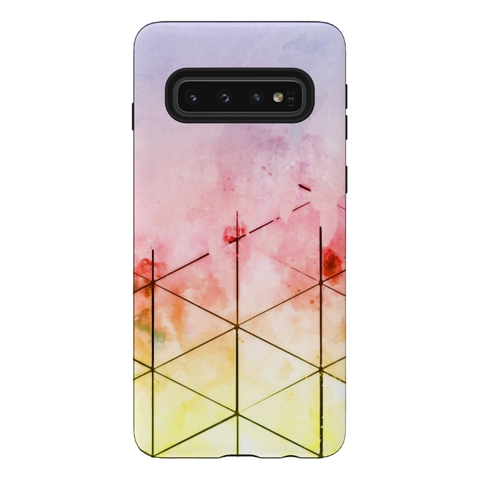 Galaxy S10 StrongFit Make Triangles by Creativeaxle