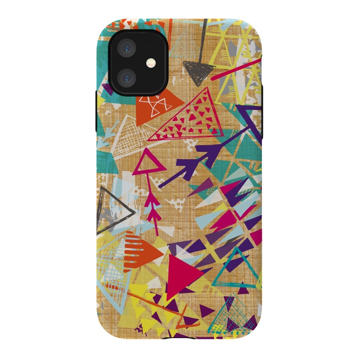 iPhone 11 StrongFit Tribal Arrows by Rachael Taylor
