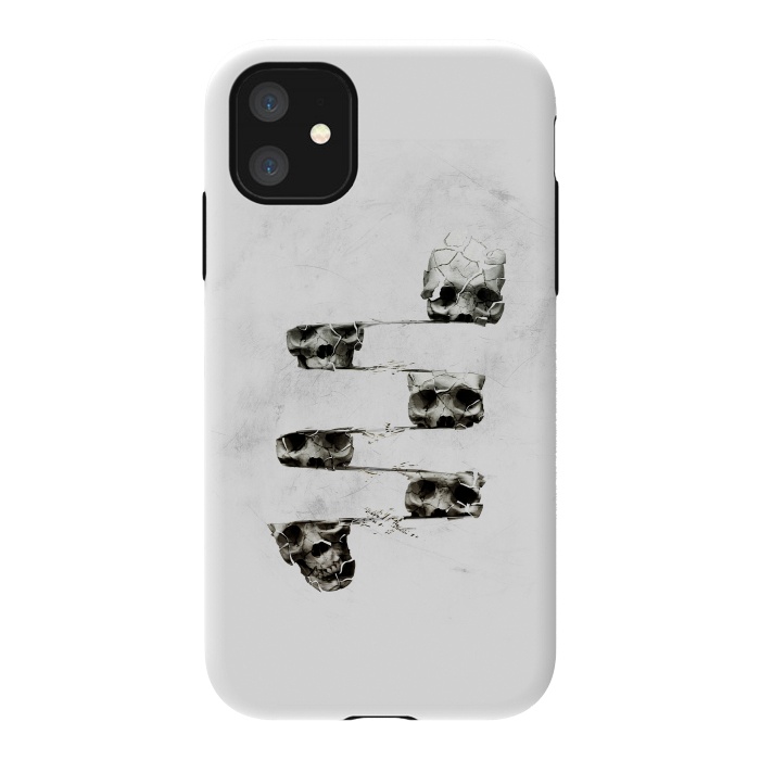 iPhone 11 StrongFit Skull 3 by Ali Gulec