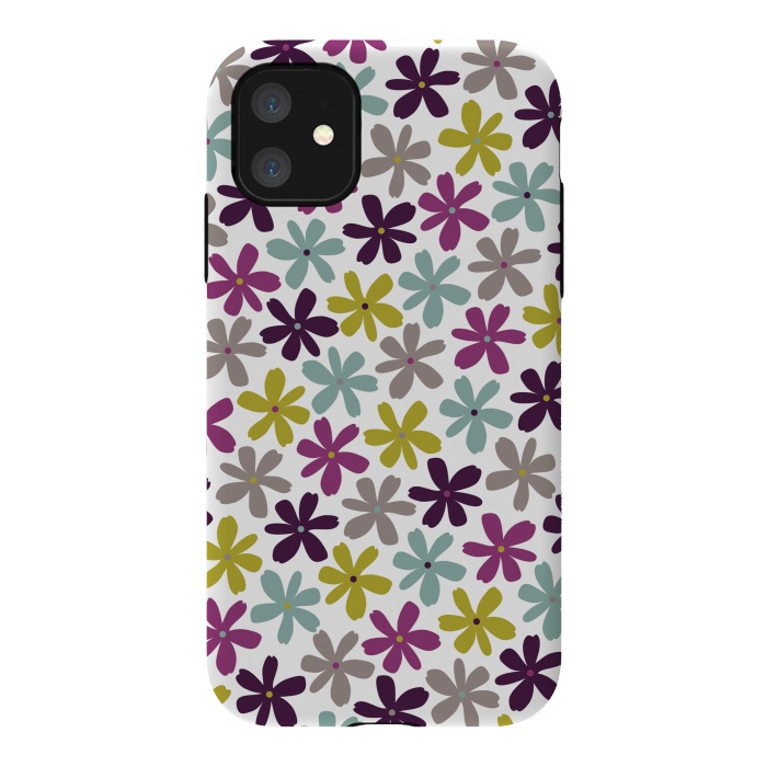 iPhone 11 StrongFit Allium Ditsy by Rosie Simons