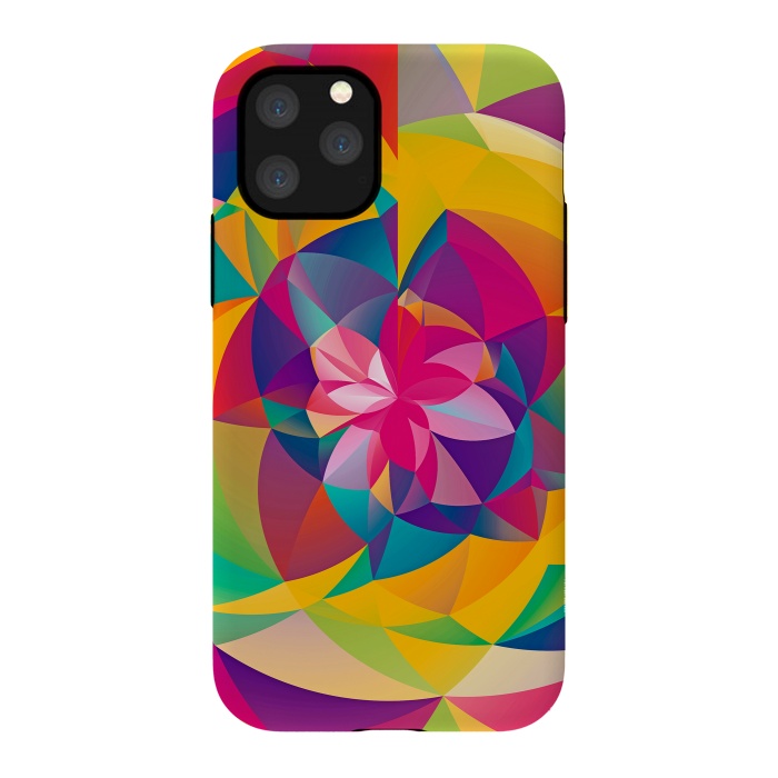 iPhone 11 Pro StrongFit Acid Blossom by Eleaxart