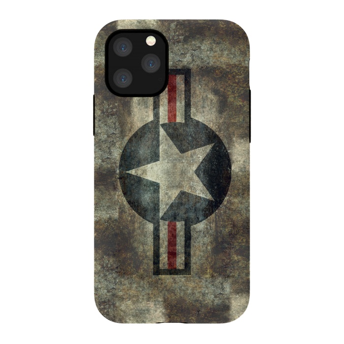 iPhone 11 Pro StrongFit Airforce Roundel Retro by Bruce Stanfield