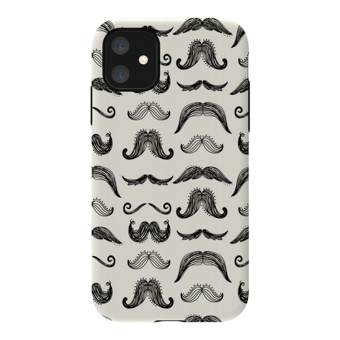 iPhone 11 StrongFit Moustache by TracyLucy Designs