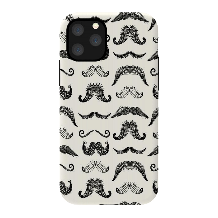 iPhone 11 Pro StrongFit Moustache by TracyLucy Designs
