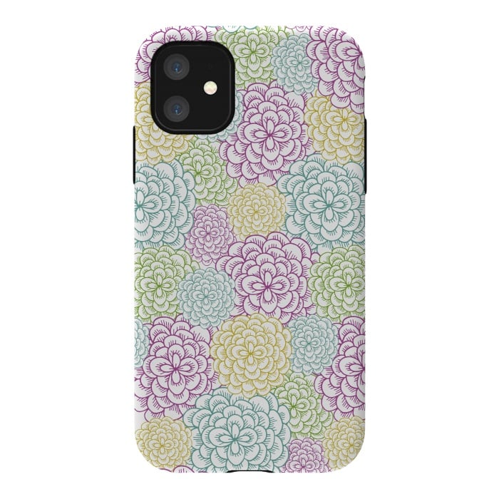 iPhone 11 StrongFit Dahlia by TracyLucy Designs