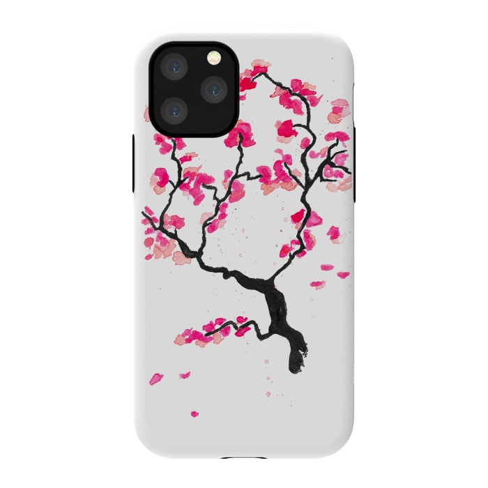 iPhone 11 Pro StrongFit Cherry Blossoms by Amaya Brydon