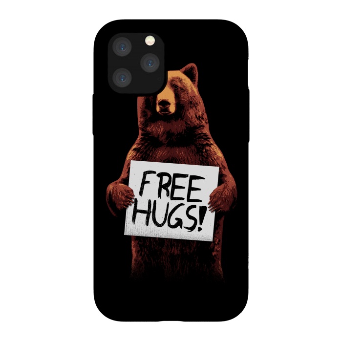 iPhone 11 Pro StrongFit Free Hugs by Mitxel Gonzalez