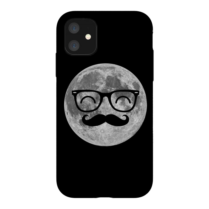 iPhone 11 StrongFit Moonstache by Mitxel Gonzalez