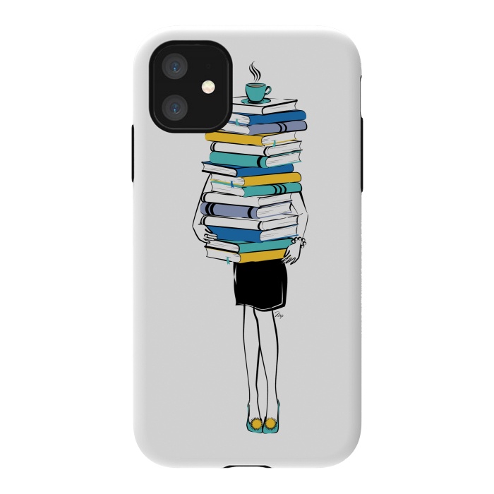 iPhone 11 StrongFit Book Worm by Martina