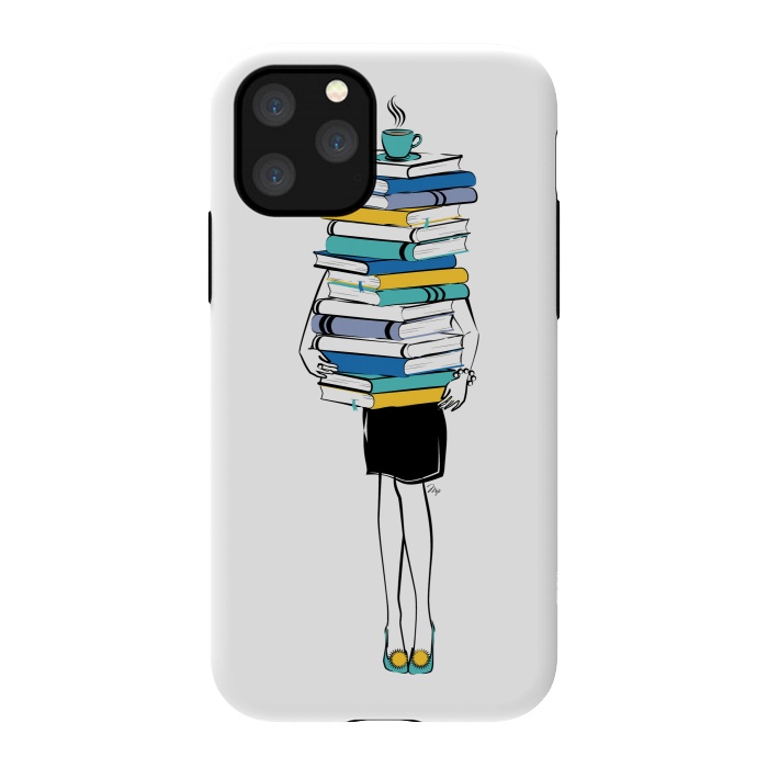 iPhone 11 Pro StrongFit Book Worm by Martina