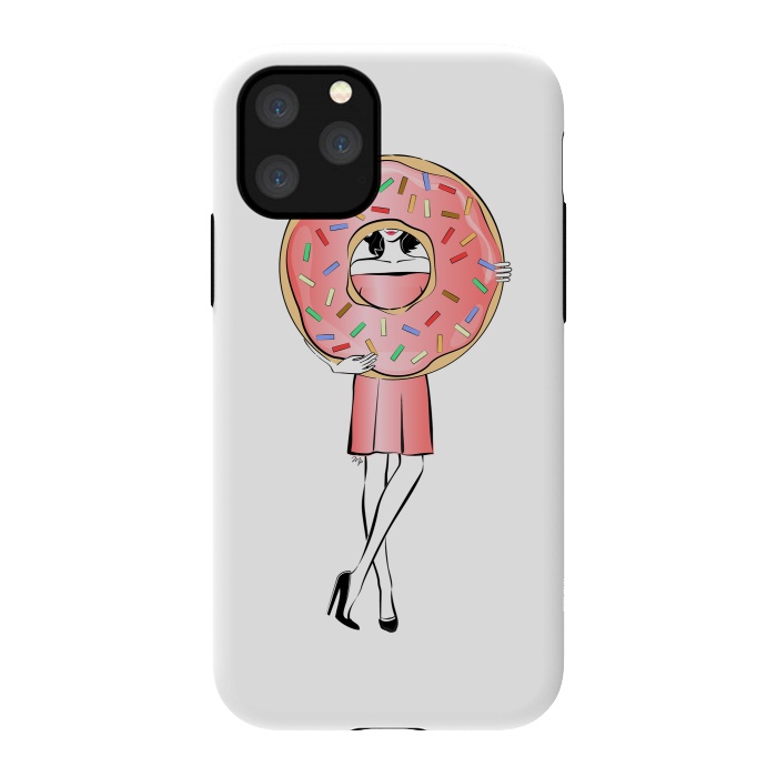 iPhone 11 Pro StrongFit Donut Girl by Martina