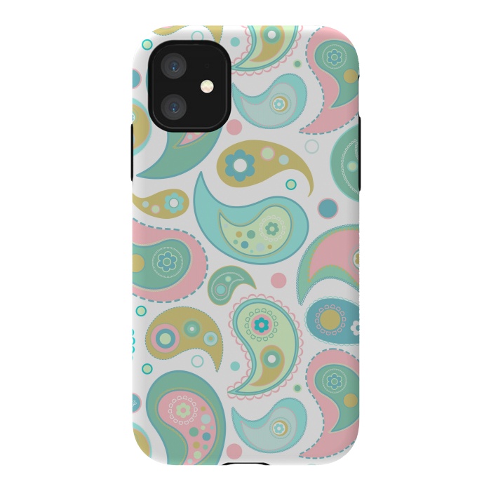 iPhone 11 StrongFit Pretty Paisley  by Martina