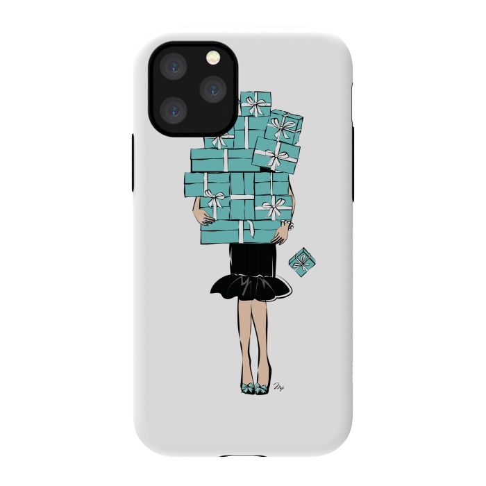 iPhone 11 Pro StrongFit Tiffany's Box Girl by Martina