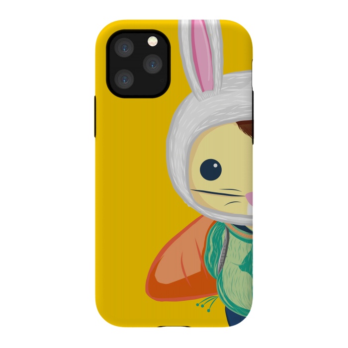 iPhone 11 Pro StrongFit Little Bunny by Alejandro Orjuela