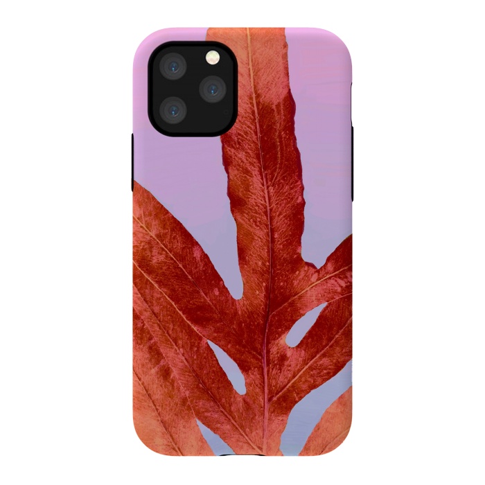 iPhone 11 Pro StrongFit Red Fern Pantone by ANoelleJay
