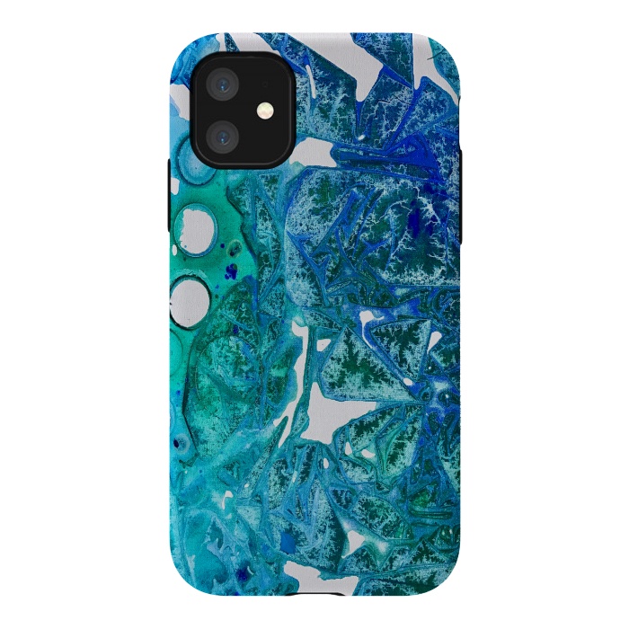 iPhone 11 StrongFit Sea Leaves by ANoelleJay