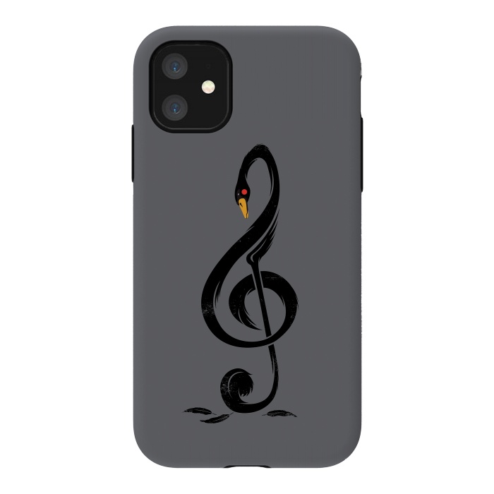 iPhone 11 StrongFit Black Swan's Melody by Steven Toang